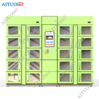 Casier de stockage réfrigéré intelligent en libre-service 24h/24 pour garder les fruits et les aliments frais pour les plateformes de livraison de repas
