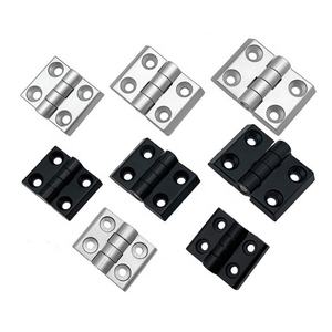 Engsel Paduan Perak Seng Industri 30*30 Profil Aluminium Pintu Lemari Jarak Lubang 30*24mm untuk Perabotan Bengkel Gudang - Product Image 5