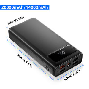 Siêu mỏng Loại C ngân hàng điện 14000mAh sạc nhanh công suất cao ngân hàng điện cho điện thoại - Product Image 4