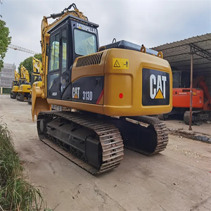 Excavatrice sur chenilles hydraulique CAT 313D d'occasion avec système hydraulique, faible coût d'entretien quotidien, idéale pour la reconstruction des terres agricoles - Product Image 2