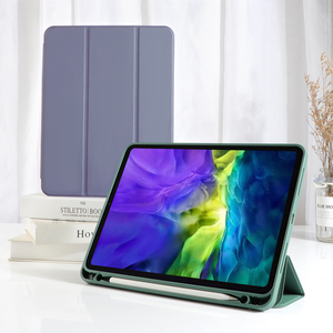 2022เคสฝาปิดแท็บเล็ตพีซี11นิ้วพร้อมปลอกซิลิโคนมีช่องใส่ดินสอด้านซ้าย iPad Pro 11นิ้วเคสหนัง PU - Product Image 2