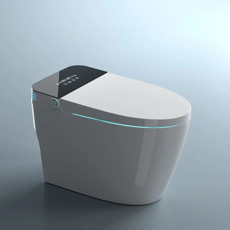 High end otomatik floş sıhhi tesisat otomatik banyo su dolap wc akıllı akıllı tuvalet ev için