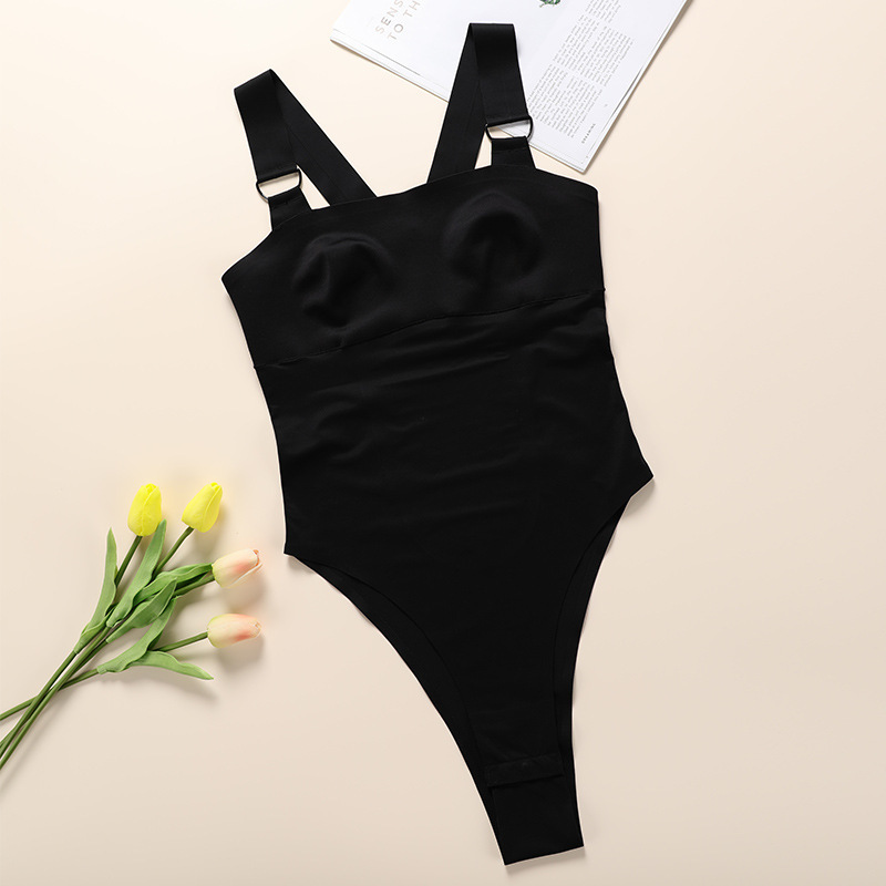 Tummy-Control Seamless Shaping Brief (LJ009): waistband, closure and adjustment-point detail