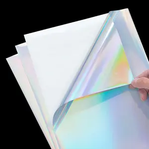 Feuilles de papier autocollant d'étiquettes d'impression a4 Papier autocollant vinyle imprimable à jet d'encre pour imprimante laser