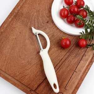 Stainless Steel Peeler For <b>Vegetables</b> And <b>Fruits</b> Easy To Clean Kitchen <b>Tool</b> With Ergonomic Handle - Product Image 1