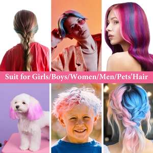 Crema Colorante Temporanea per Capelli Effetto Glitter Metallizzato Arcobaleno ad Asciugatura Rapida, Colore Istantaneo Monouso Multicolore, Gessetto per Capelli Idrosolubile - Product Image 6