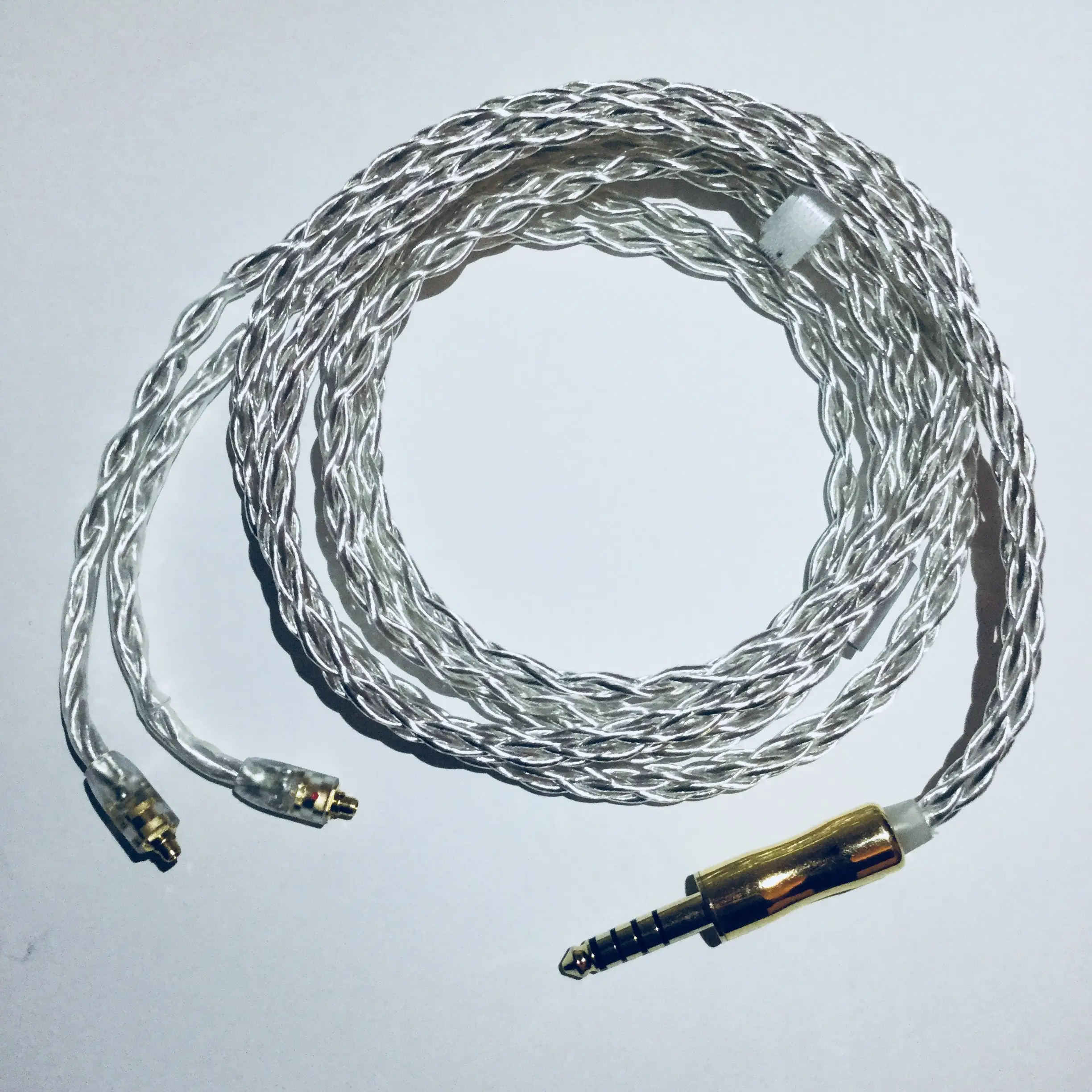 S999-Cadena de alambre de plata esterlina para fabricación de joyas, alambre de cobre Chapado en plata pura