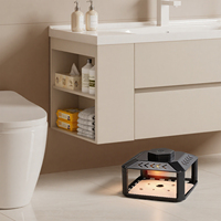Trampa para Cucarachas OMNI CATCH - Trampa con Luz Nocturna para Interiores para Pulgas e Insectos Rastreros, Diseño Cuadrado Sólido, Enchufe Personalizable, Luz Cálida