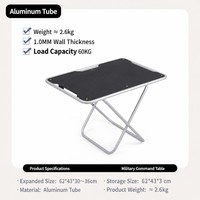 Chaise pliante PP Kermit avec cadre en alliage d'aluminium, chaise de camping portable, siège de camping léger pour l'extérieur, aucun assemblage requis
