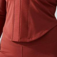 Haut de yoga haute performance RunningJacketNaked, col en V sexy, coupe ajustée pour femme, fermeture éclair intégrale, décolleté plongeant, haut d'entraînement à manches longues côtelé sculptant, MOQ 100
