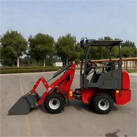 JINGCHENG 0,5T~1T Mini Frontlader für Garten und Hof, Gelenkiger Akku-Radlader, Elektro-Radlader zum Verkauf
