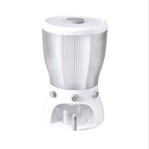 Airtight Cereal Rice Dispensers Food Storage Container, Rotating Sealed Rice Bucket Household Grain Storage Box Kitchen Storage