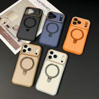 Étui personnalisé pour iPhone, étui magnétique pour téléphone, étui de téléphone avec charge sans fil OEM