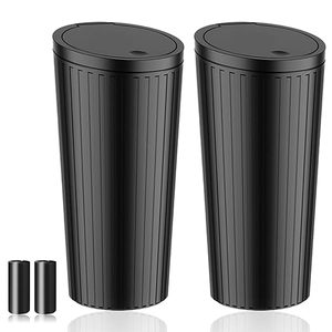 Paquete de 2 Contenedores de Basura para Auto, Portavasos Universal a Prueba de Fugas, Contenedor de Basura para Vehículo - Product Image 1