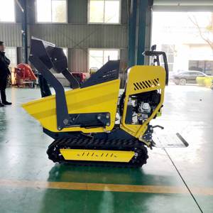 Prix bas Mini chenille en caoutchouc Dumper petit véhicule de camion à benne basculante hydraulique sur chenilles pour le transport agricole de chantier - Product Image 1