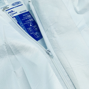 Dupont — ensemble de protection jetable, vêtements médicaux OEM, PP + PE, <span class=keywords><strong>500</strong></span> <span class=keywords><strong>xpert</strong></span> 600 blanc, type 3 4 - Product Image 6