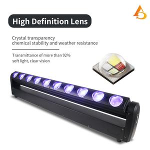Barra de luz móvil Stage 10 Eyes Pixel Beam 10x40w RGBW LED lineal con cabezal móvil tipo Wash - Product Image 4