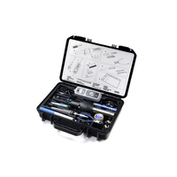 8858-I 908D Ensemble d'outils de fer à souder portable Support de fil à souder Pointe à souder Pompe à dessouder Fer à souder