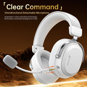 Casque de jeu sans fil Attack Shark L30 PRO avec 2.4Ghz/BT/Filaire, longue autonomie de la batterie, microphone détachable, son surround 7.1 - Product Image 6
