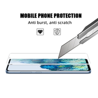 Protecteur d'écran pour Samsung, pièces, couverture complète en verre trempé HD, lumière UV 9h, pour S10 plus S10 lite