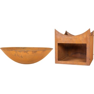 Vente directe d'usine, foyer multifonctionnel Kingjoy pour jardin, foyer à bois en <span class=keywords><strong>fonte</strong></span>, foyer en forme de bol - Product Image 2