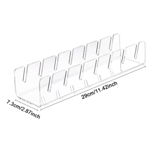 LM LM25030 Support de rangement amovible et flexible en acrylique pour casquettes de baseball et chapeaux/manteaux, pour mobilier de salon - Product Image 5