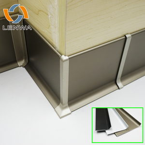 LENWA库存铝地板配件踢脚板 - Product Image 1