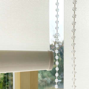 Persiana enrollable CHANGANE Pastel, fabricada en Corea, con control remoto personal, doble capa, motorizada, de lujo, a medida, inteligente, tipo cebra, moderna y automática. - Product Image 2