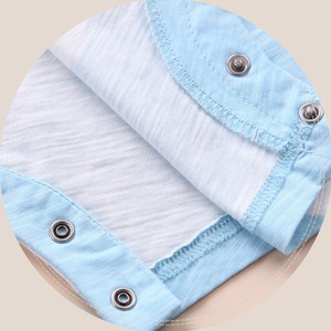 Patterns Free Baby Clothes Wholesale Solid Color Bamboo Cute Baby Infant Girl Rompers - Product Image 5