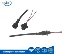 Connecteur mâle-femelle 2-3 fils en cuivre étanche IP67 HE SHENG JIA XING M15 en nylon pour montage sur panneau, alimentation PCB, systèmes solaires
