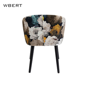Wbert เก้าอี้ขาไม้สำหรับใช้ในครัวเรือนเบาะนุ่มหรูหราทันสมัยสำหรับเฟอร์นิเจอร์บ้านเก้าอี้รับประทานอาหารแบบนอร์ดิกพิมพ์พนักพิงเก้าอี้รับประทานอาหาร - Product Image 5
