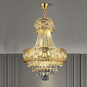 Lampadario in Cristallo Moderno con Struttura in Ferro, Portalampada E14, 220V, <span class=keywords><strong>per</strong></span> Soggiorno, Garanzia di 2 Anni (25097-D500) - Product Image 2