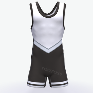 Maillot de lutte vierge pour hommes, grande taille, en Spandex/Polyester extensible, avec impression par transfert thermique, pour adultes, vente en gros, avec logo personnalisé, style cool, Russie - Product Image 2