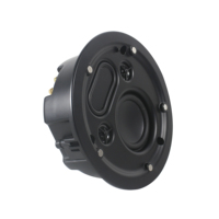 Haut-parleur de plafond ultra-fin V avec double tweeter pour home cinéma de luxe dans un haut-parleur de plafond fin
