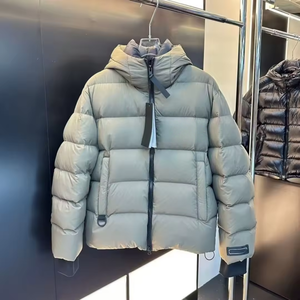 Veste d'hiver pour homme en duvet matelassée de qualité supérieure, épaisse, coupe-vent, chaude, pour la randonnée en plein air, manteaux en duvet de luxe pour homme - Product Image 2