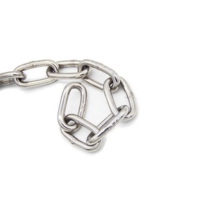 Stainless Steel 316 Marine DIN763 Standard Long Link Anchor Chain 3.5mm Anchoring Ship Kayak <b>Yacht</b> Boat Hardware Accessories Sta - Product Image 2