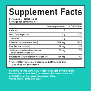 Tabletas Efervescentes de Vitamina C Sin Azúcar con 1000mg de Vitamina C por Tableta, Apoya el Sistema Inmunológico, MOQ Bajo - Product Image 6