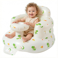 Siège gonflable portable pour bébés de 3 à 36 mois, chaise gonflable pour tout-petits avec barrières de sécurité