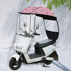 Fournisseur de parapluie pour moto scooter, auvent, pare-soleil d'extérieur, vélo électrique, protection contre la <span class=keywords><strong>pluie</strong></span>, <span class=keywords><strong>abri</strong></span> contre la <span class=keywords><strong>pluie</strong></span> - Product Image 4