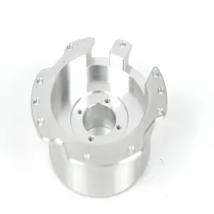 Personalizado OEM CNC Precision Parts Fabricante Personalizado Alumínio Anodizado Prata Placa Usinagem