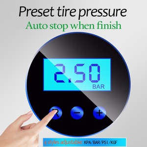 Compresor de Aire Portátil para Coche <span class=keywords><strong>DC</strong></span> 12V Inflador de Neumáticos Digital Bomba de Aire 150 PSI Automática para Llantas de Coche y Motocicleta - Product Image 6
