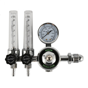 Régulateur de débit d'argon à double tube 1-25 Lpm pour soudage au gaz argon - Product Image 2