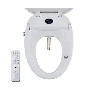 Artículos sanitarios para baño Precio barato Cubierta de asiento de calefacción de inodoro de una pieza inteligente automática