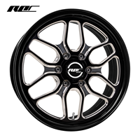 Jantes forgées monobloc Roc Custom 17x7.5 Drag Rims Sport Car 5x115 pour Cadillac STS