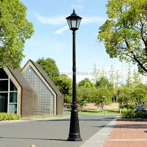 Alüminyum viktorya geleneksel tarzı ev ön tasarım yol fener direği fener açık havada bahçe sokak lambası
