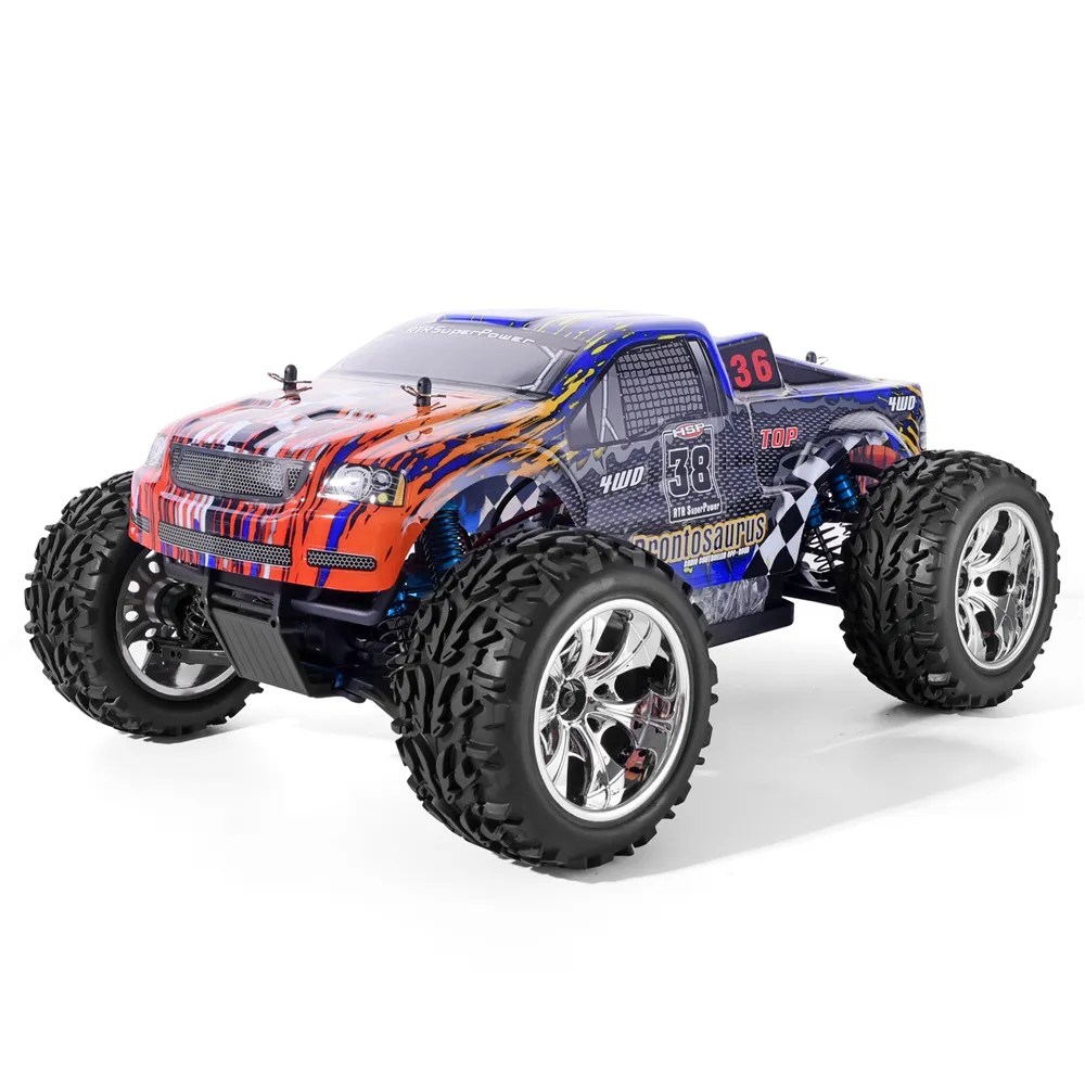 HSP RC Car 1/10 Maßstab 4WD Offroad Monster Truck 94111PRO Elektrischer Strom Bürstenloser Motor Lipo Batterie Hochgeschwindigkeits-Hobby fahrzeug