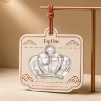 Pendentif Désodorisant Auto En Papier Et Acrylique Boîte Parfum Forme Taille Couleur Motif Et Senteur Personnalisés Cadeau