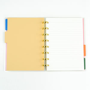 Custom Eco-friendly Factory <b>A5</b> Journal PP Cover Spiral Disc-Bound Planner Daily Self Care <b>Notebook</b> - Product Image 4