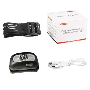 Lampe frontale LED rechargeable ANT5PPE en gros pour éclairage de sécurité au travail avec bandeau élastique - Product Image 2