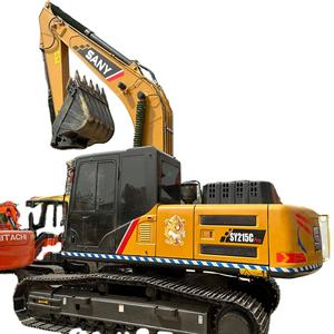 Excavatrice hydraulique Sany SY215C d'occasion, 21 tonnes, moteur Cummins et PLC de haute qualité, excavatrice à vendre - Product Image 1